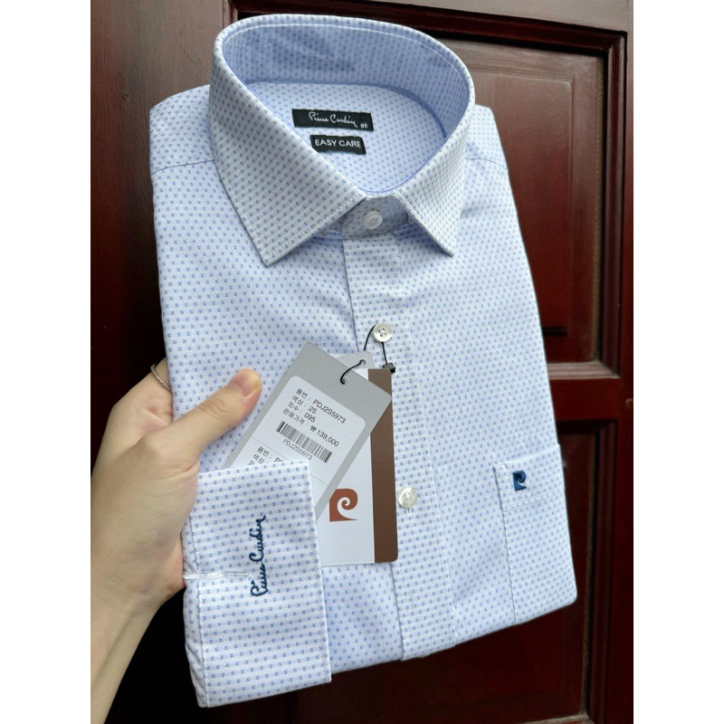 Sơ mi dài tay nam Pierre Cardin. 14 mầu dáng slimfit