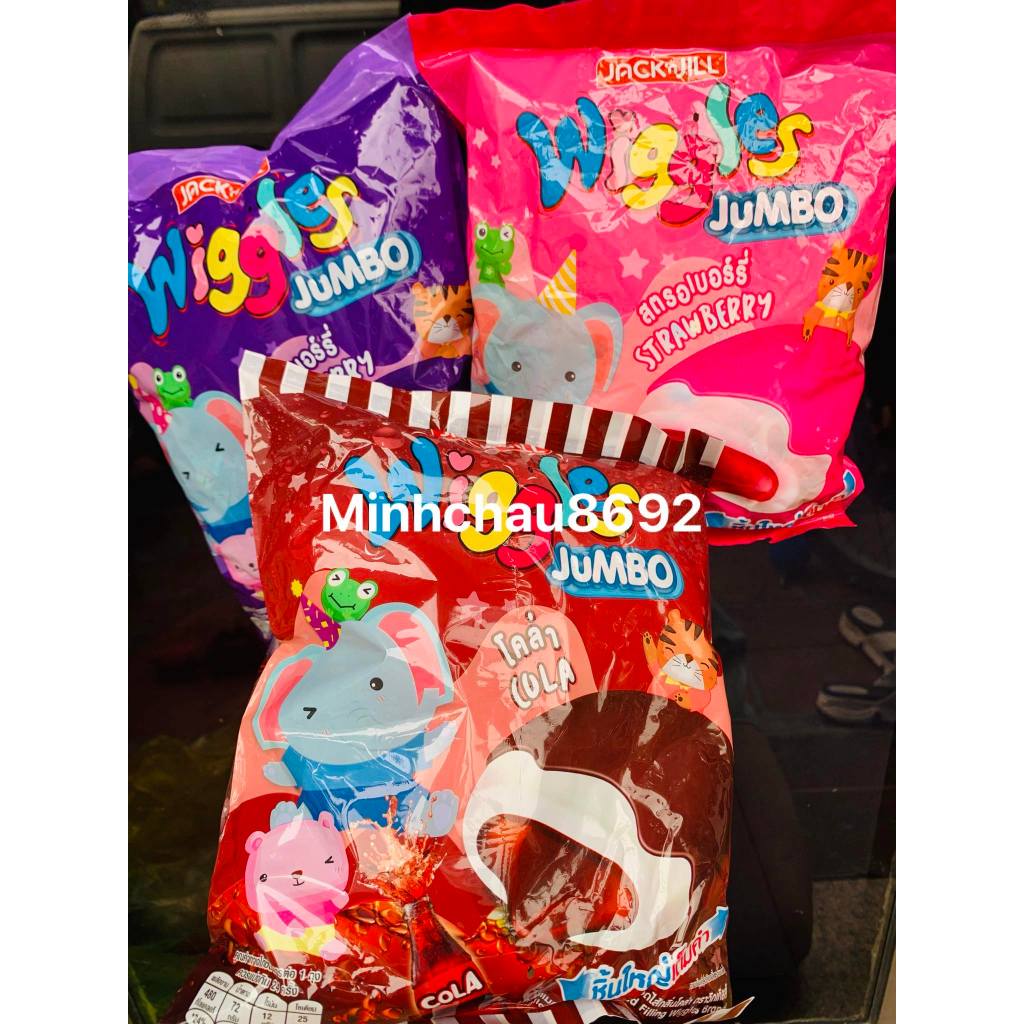 Kẹo marshmallow Wiggles 108g Thái Lan