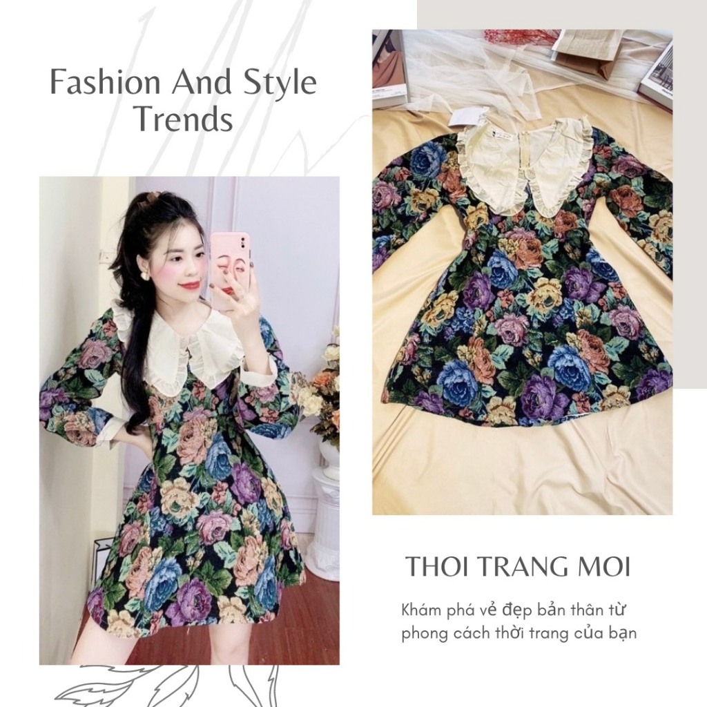 Váy gấm hoa , đầm gấm xinh