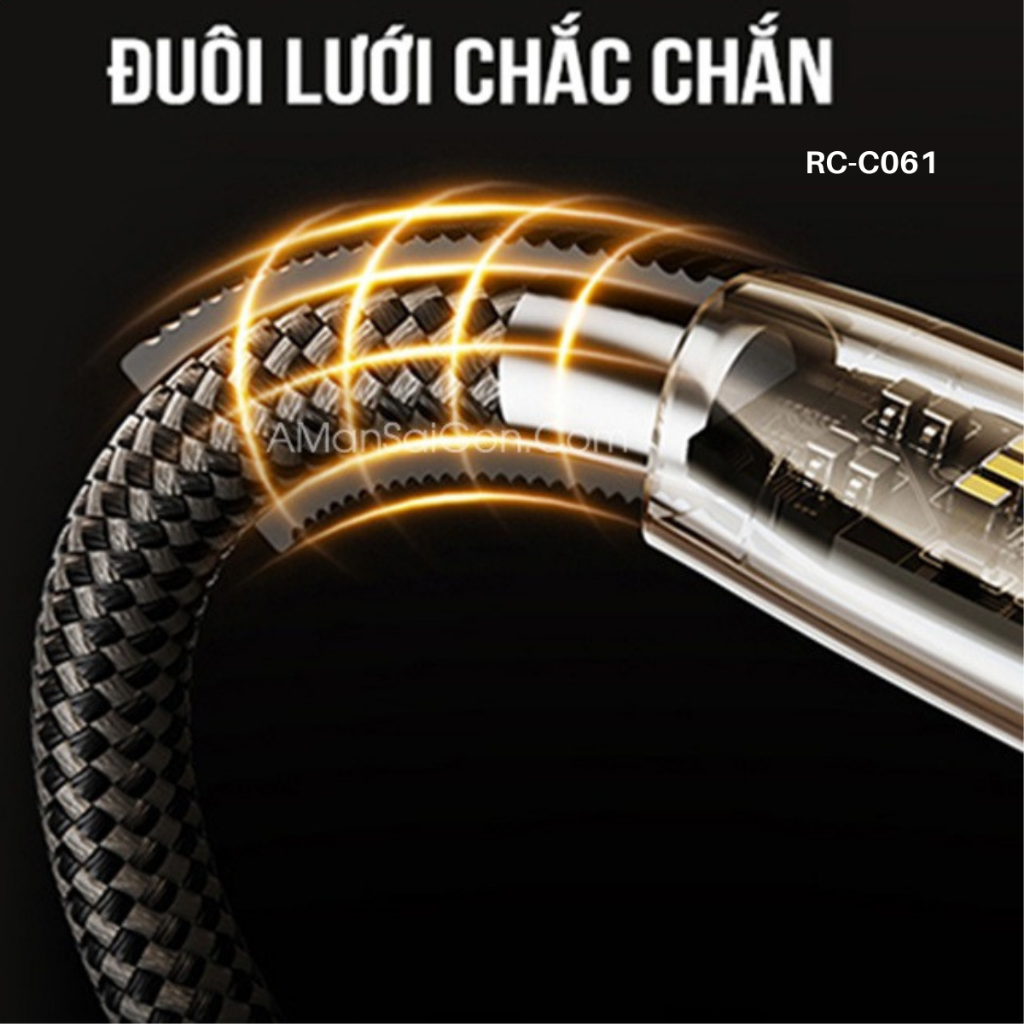 Cáp sạc nhanh REMAX PD 20W RC-C026 RC-061 RC-188i  dành cho điện thoại