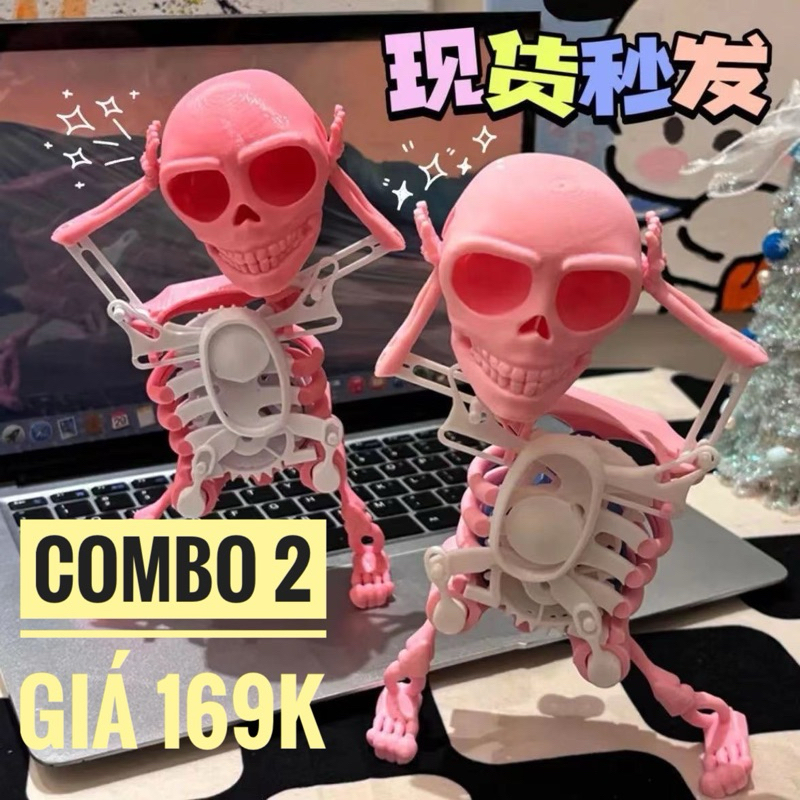 Bộ xương biết nhảy vô tri dễ thương chạy bằng cót siêu xịn🥕