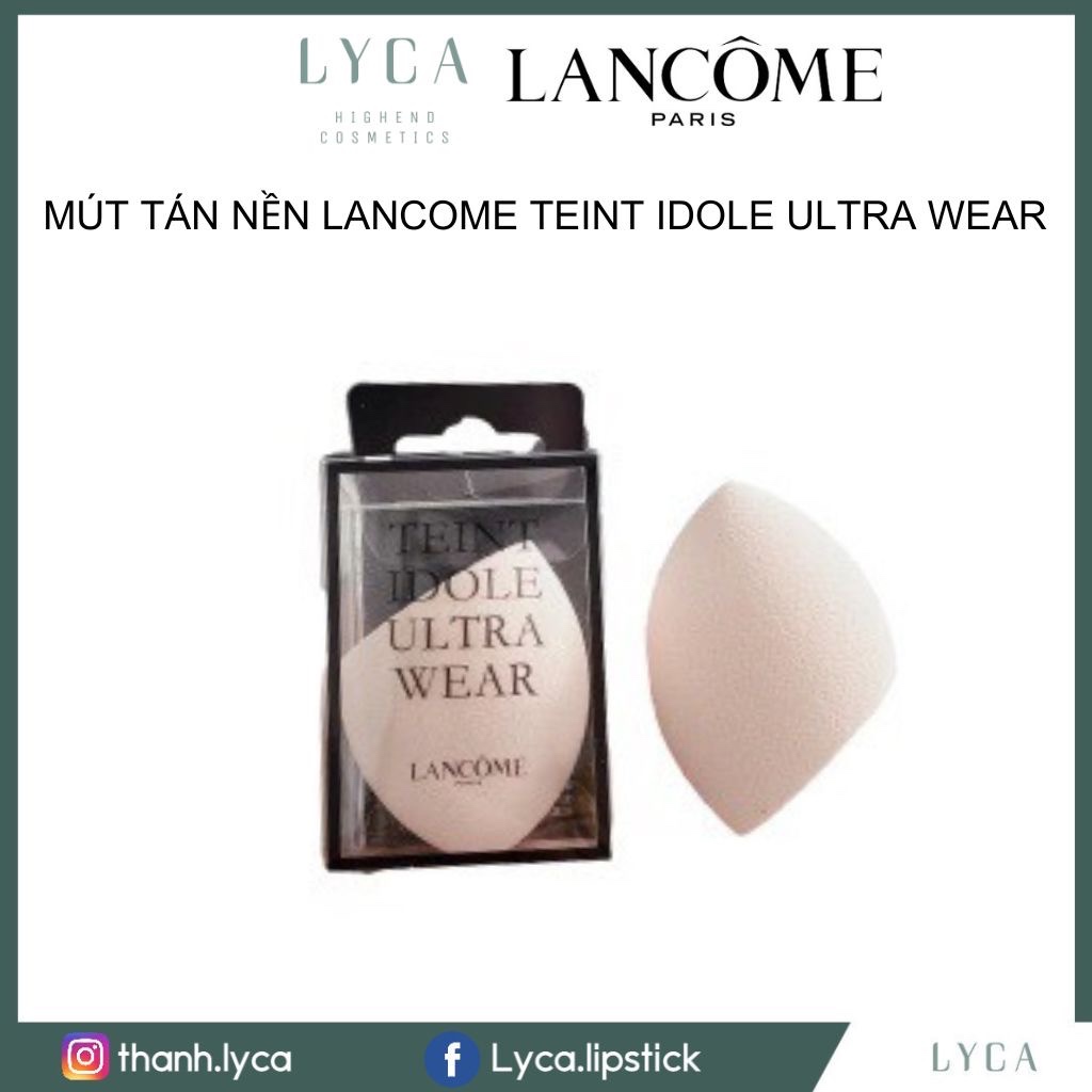 LAN.COME Mút Tán Nền Trang Điểm Lan come Teint Idole Ultra Wear Egg Make Up