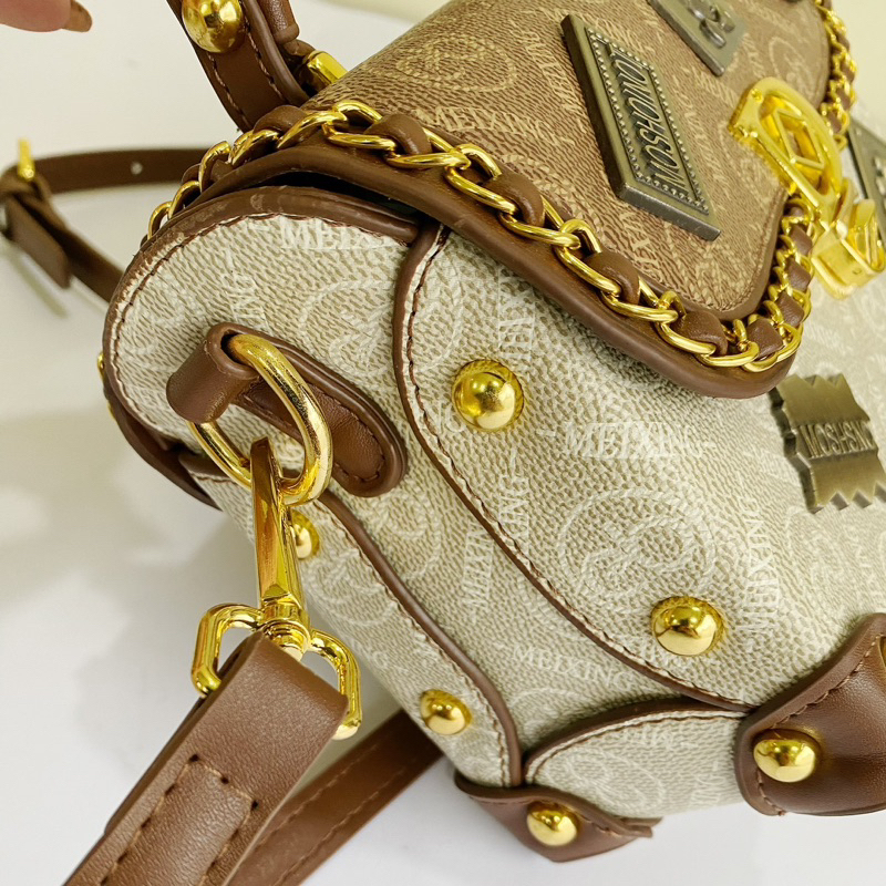 Túi Xách Nữ phối charm đeo chéo xách tay sang trọng hàngQCCC