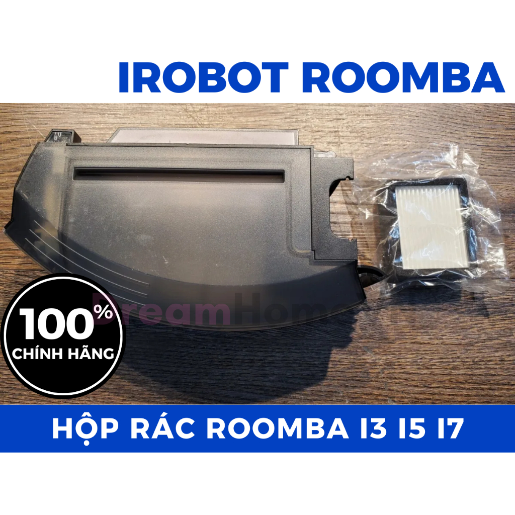 Chính hãng - Hộp Rác Robot Hút Bụi iRobot Roomba I3 I5 I7