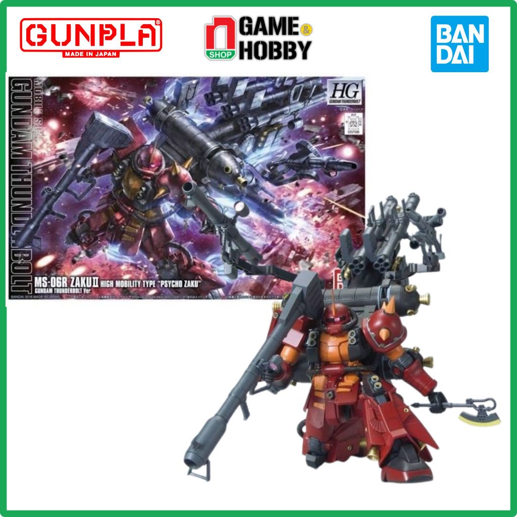 ZAKU II HIGH MOBILITY TYPE PSYCHO ZAKU (GUNDAM THUNDERBOLT ANIME VER.) (HG - 1/144)