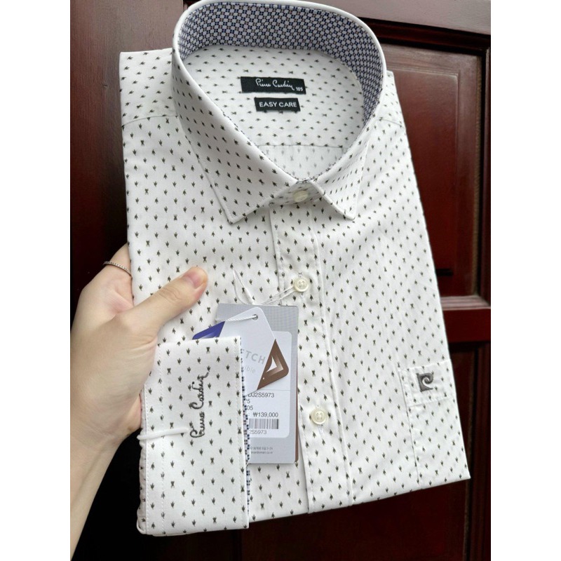 Sơ mi dài tay nam Pierre Cardin. 14 mầu dáng slimfit