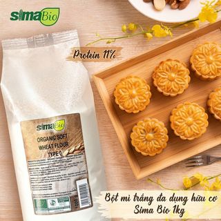 Bột mì hữu cơ Sima Bio (Organic Soft Wheat Flour) - 1kg