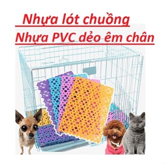 [LOẠI 1 DẺO MỀM] Tấm lót sàn/ chuồng chống lọt chân cho chó mèo bằng nhựa 20x30cm