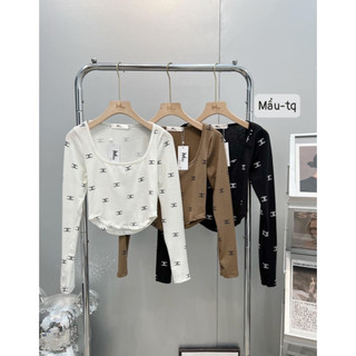 Áo thun lụa croptop cổ bẻ fom nhỏ dưới  48kg MAGB070520 mới