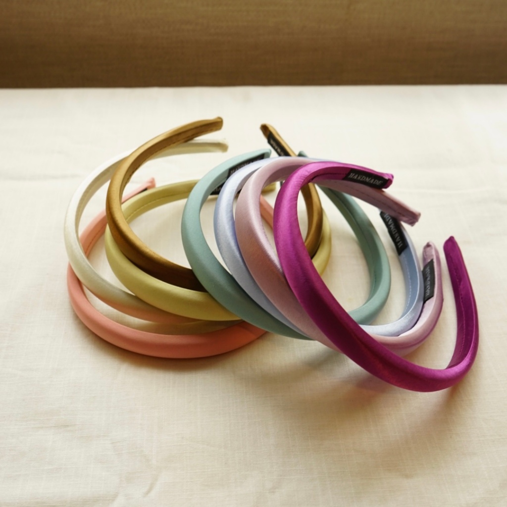 Bờm tóc satin Basic headband Helen Studio