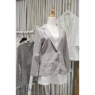 Áo vest linen túi nổi 1 lớp DEC- MaxMessi