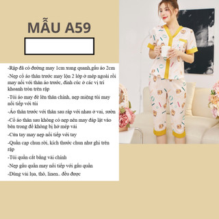 RẬP GIẤY A0 ĐỒ BỘ MẶC NHÀ MÃ A59