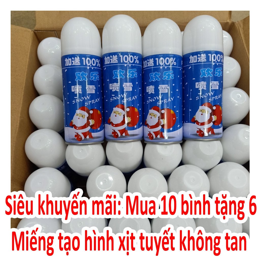 Bình Xịt Tuyết Tan / Không Tan Cho Sự Kiện Tiệc Sinh Nhật