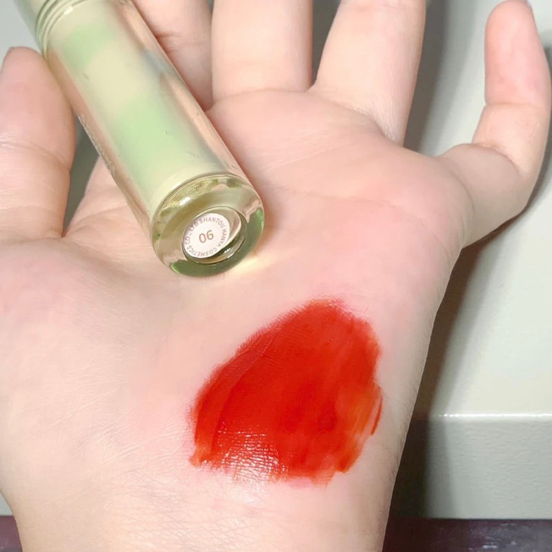 Son tint bóng HerOrange thạch trà đá giữ ẩm căng bóng môi