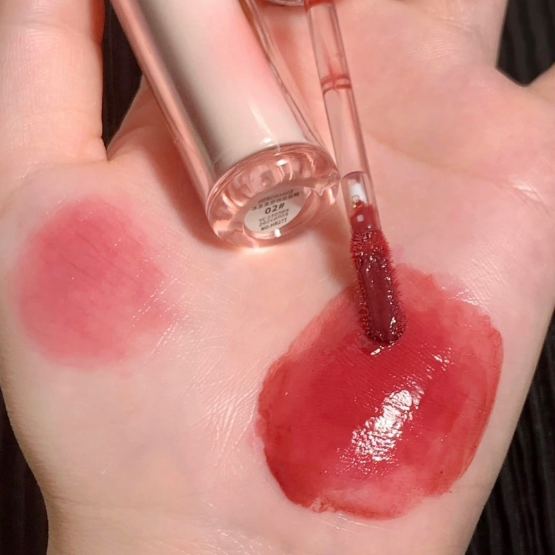 Son tint bóng HerOrange thạch trà đá giữ ẩm căng bóng môi