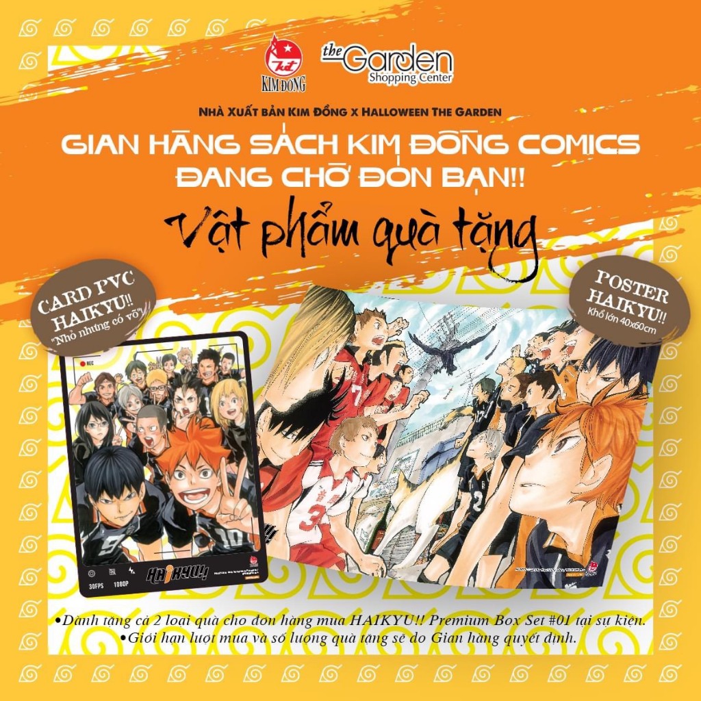 Card nhựa Haikyu Fes Halloween - NXB Kim Đồng