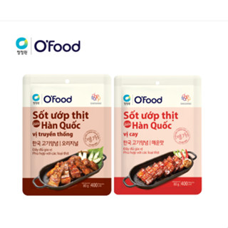  Sốt ướp thịt Hàn Quốc OFood gói 80g giúp thị mềm ngọt thơm dậy vị dùng cho 400g thịt 