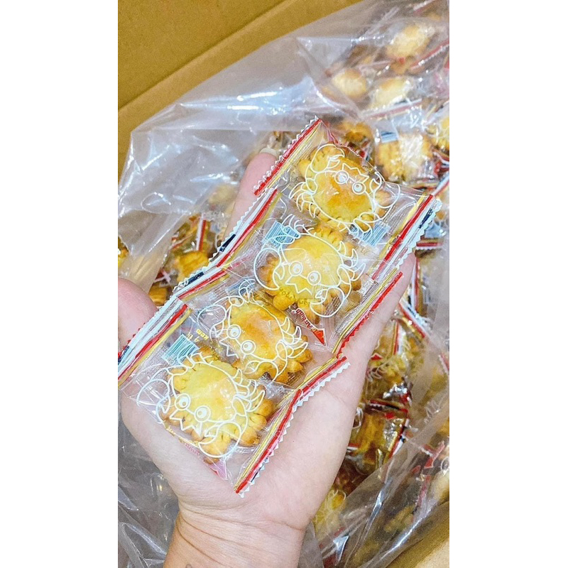 Bánh quy cua nhân kem bơ sữa An Bình 300g mặn mặn giòn tan thơm ngon