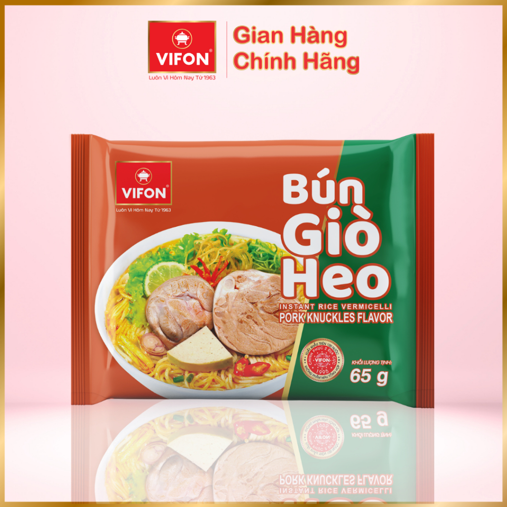 Thùng 30 gói Bún Giò Heo VIFON 65g / Gói