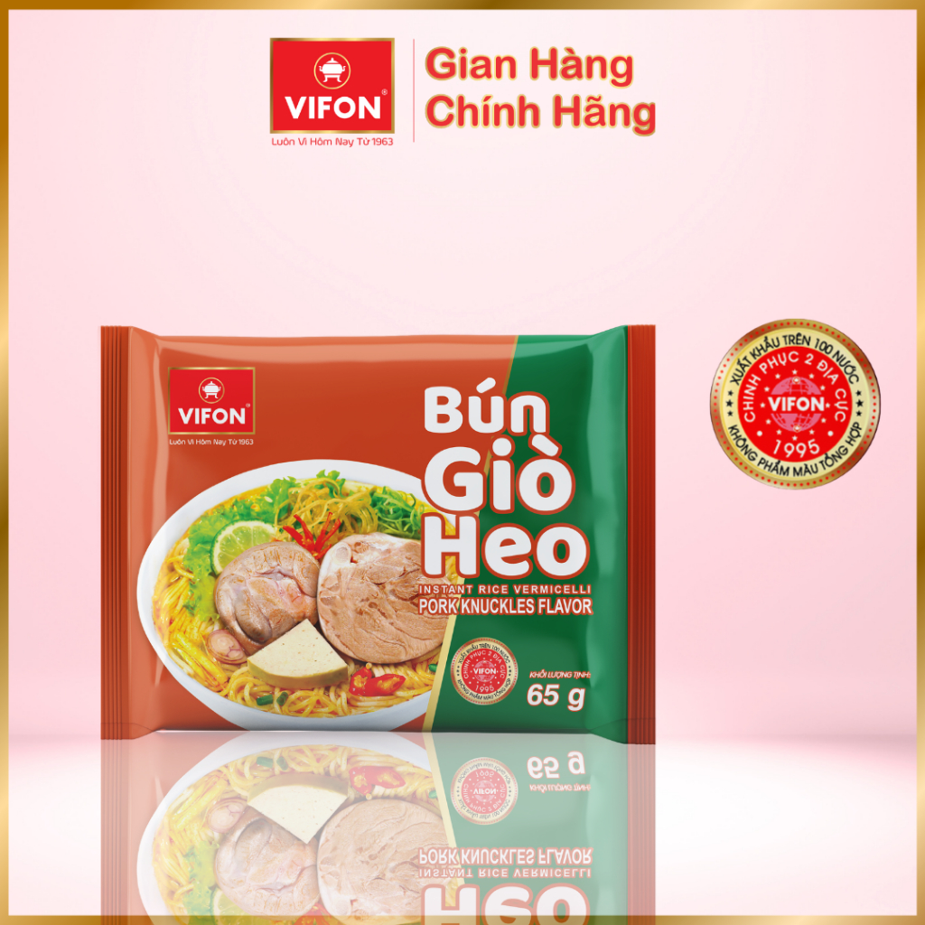 Thùng 30 gói Bún Giò Heo VIFON 65g / Gói