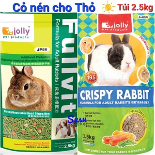 Thức ăn cỏ nén cho thỏ - túi lớn 2.5kg