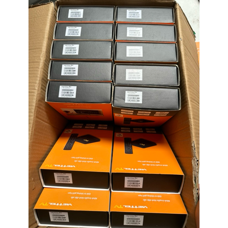 Tivi Box Viettel TV Vàng Android mới full box chưa qua sử dụng đã up rom ATV truyền hình kỹ thuật số