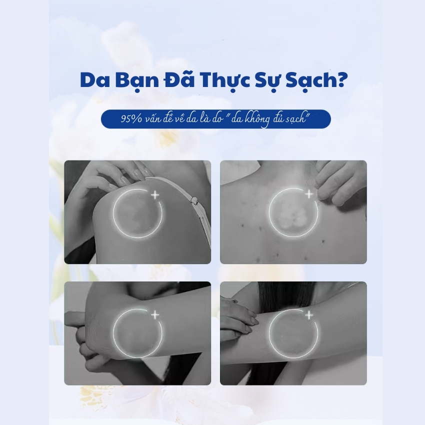 Tẩy Da Chết Đất Sét MEIDIAN Hỗ Trợ Làm Sạch Sâu-Tẩy Tế Bào Chết Body Hiệu Quả Thành Phần Naiacinamine 250g