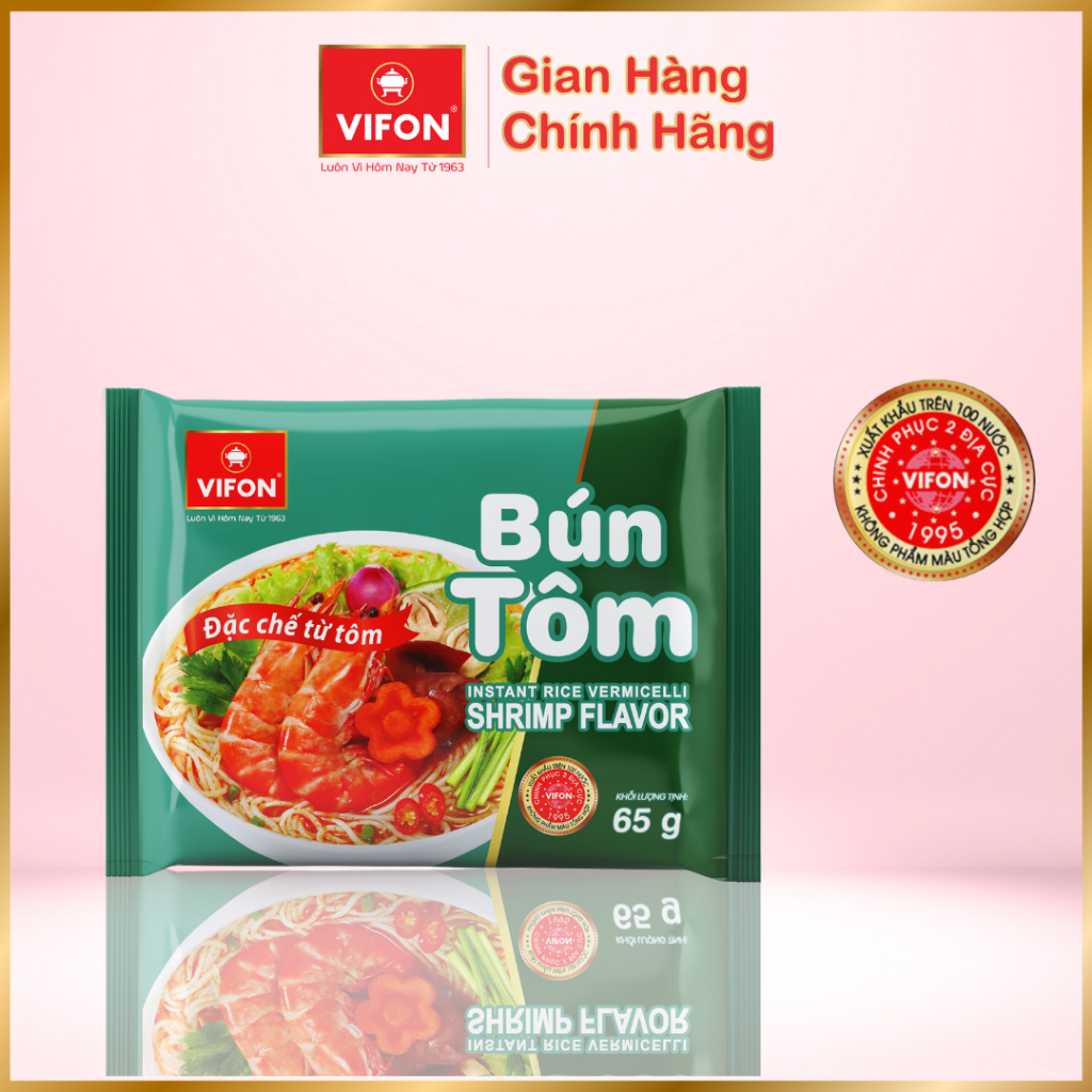 Thùng 30 gói Bún Tôm VIFON 65g / Gói