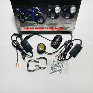 Đèn trợ sáng Bi cầu mini nguồn Nhôm Bảo hành 6 tháng