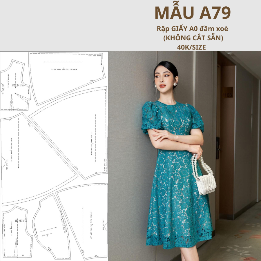 RẬP GIẤY A0 ĐẦM 2 LỚP MÃ A79