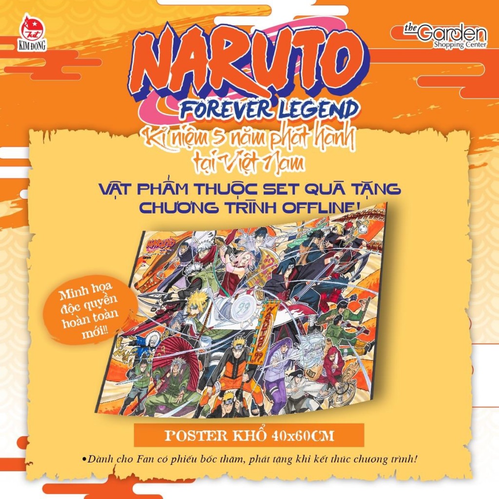 Poster Naruto Offline Fes Halloween 2023 - NXB Kim Đồng