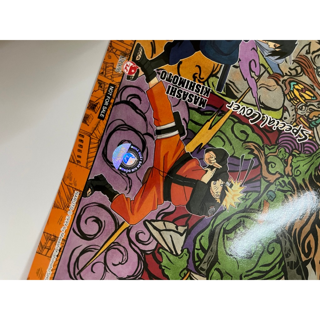 Bìa Sasuke x Naruto Offline Fes Halloween - Special Jacket - NXB Kim Đồng