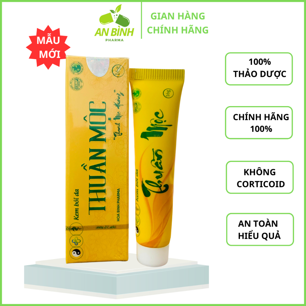 [ Chính Hãng] Kem Bôi Da Thuần Mộc - Thuần Mộc Thanh Mộc Hương Ngừa Hăm, Rôm sảy, Chàm Sữa, Nấm Ngứa 16g