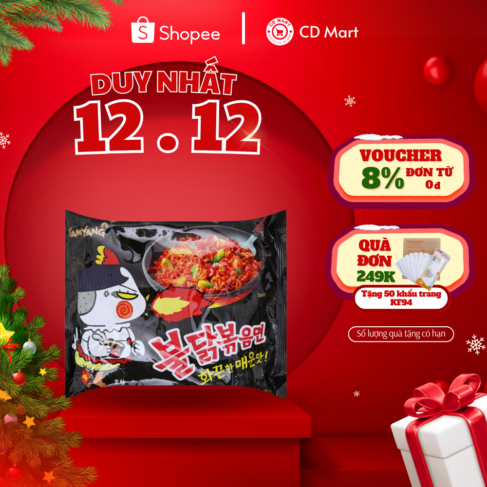 Mì gà cay khô Samyang vị truyền thống | Gói 145G