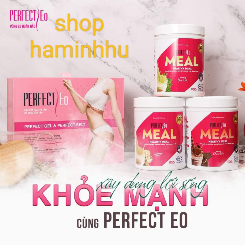 Combo đai + gel tan mỡ PERFECT EO