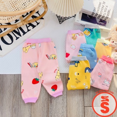 Set 10 quần nỉ nót bông cho bé trai bé gái