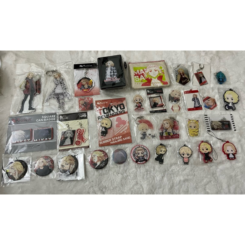 Móc chìa khoá huy hiệu standee đồ chơi Mikey Tokyo Revengers Manjiro Sano chính hãng Nhật Bản