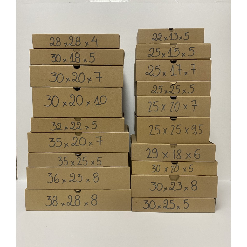 25x20x5 cm Hộp Nắp Gài Thường