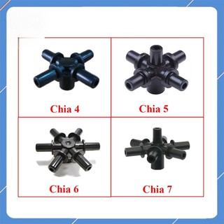 Đầu chia nhánh béc phun sương - đầu chia béc phun sương 4 hướng, 5 hướng, 6 hướng, 7 hướng