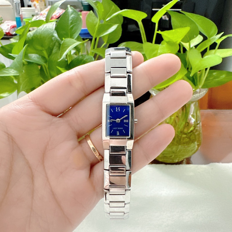 Đồng hồ nữ si nhật dáng tank hiệu Lazysusan