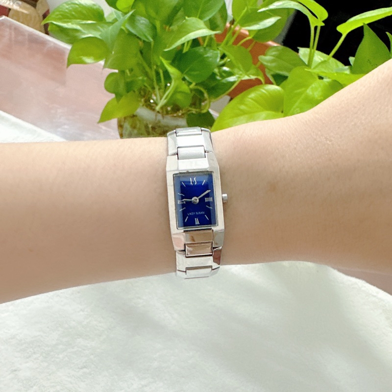 Đồng hồ nữ si nhật dáng tank hiệu Lazysusan
