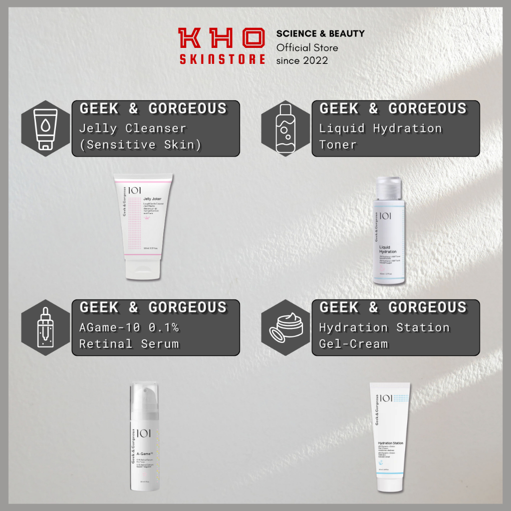 Geek&Gorgeous Tinh chất serum ngăn lão hóa 0.1%Retinal A-Game 10