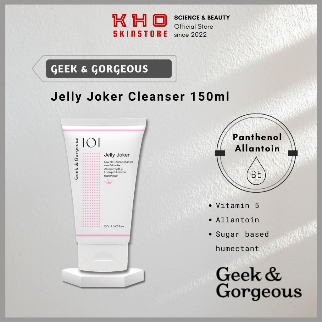 Geek&amp;GorGeous Sữa rửa mặt dịu nhẹ Jelly Joker