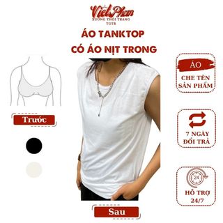 Áo Nịt Ngực Tomboy Tanktop Loại Gài và Dây Kéo - Bên Trong Lót Nịt Gen Thun Bó Sát Thoải Mái - Sb Transguy Tomboy