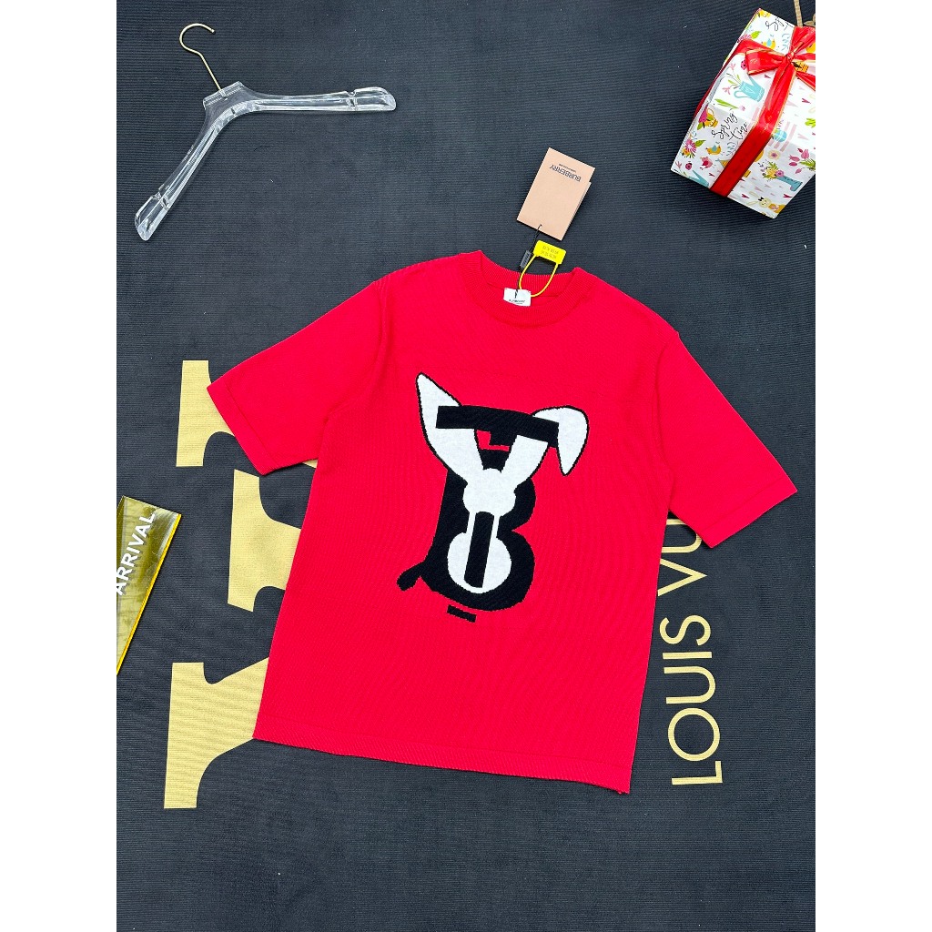 Áo Cộc Len Nam BBR Thêu Hình Siêu Đẹp - Áo Phông Nam Thêu Hình Chất Len Hàng Cao Cấp