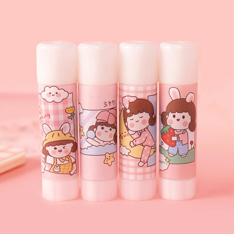 Keo Dán Thủ Công, Hồ Khô, Keo Dán Giấy Làm Thủ Công Cho Trẻ Họa Tiết Hoạt Hình, Không Hại Da Tay, An Toàn Sử Dụng 20g