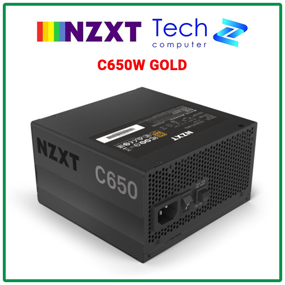 Nguồn Máy Tính NZXT C650 (650W/80 Plus Gold/Full modular)