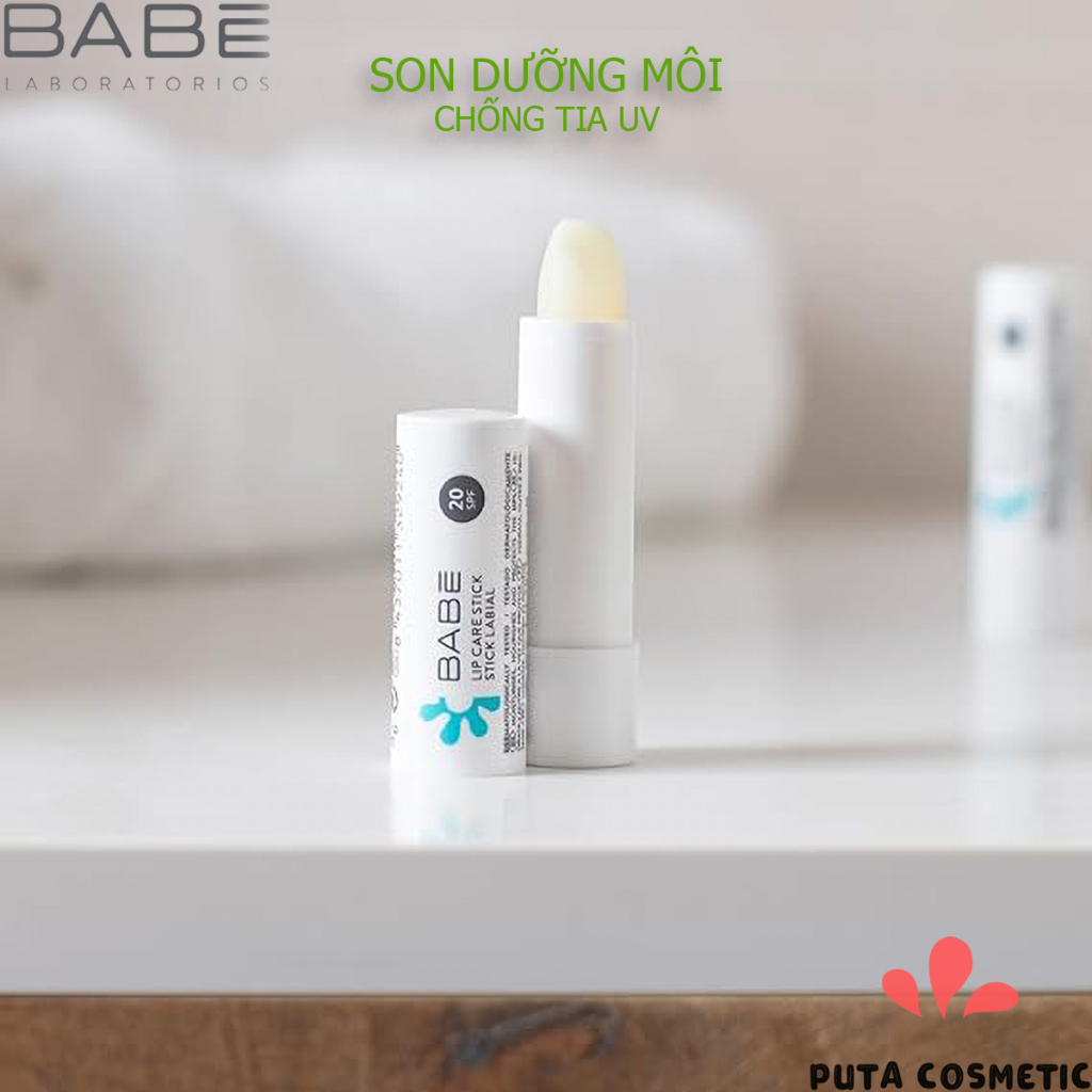 Son dưỡng Babe Lip Care Stick - son dưỡng ẩm mềm môi, chống nắng