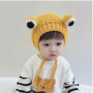 Mũ Len hình Ếch con xinh xắn (dành cho bé từ 3 tháng- 36 tháng tuổi)