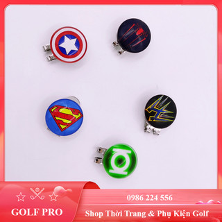 Mác bóng golf clip marker đánh dấu vị trí siêu anh hùng MB019